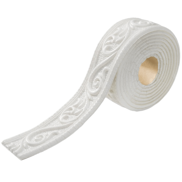 Moldura 3D Adherible para Pared, 2.3 m x 6 cm