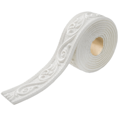 Moldura 3D Adherible para Pared, 2.3 m x 6 cm
